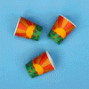 decent Hot Cup - Single Wall - Compostable Canvas - Illustrated by Katie
