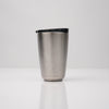 HuskeeSteel Cup & Lid - Brushed Steel