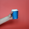 decent Hot Cup - Single Wall - Blue