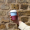 decent Hot Cup - Single Wall - Blue & Burgundy
