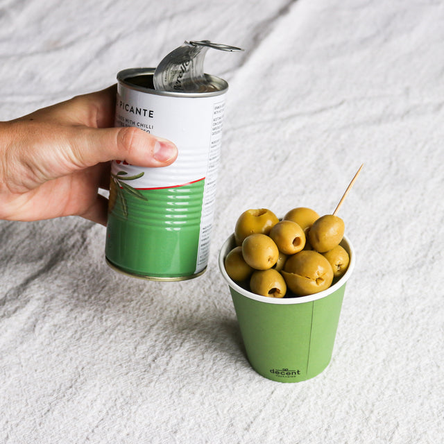 decent Hot Cup - Single Wall - Olive