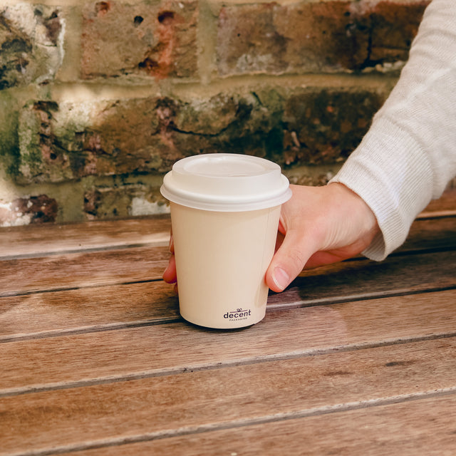 decent Hot Cup - Single Wall - Oat