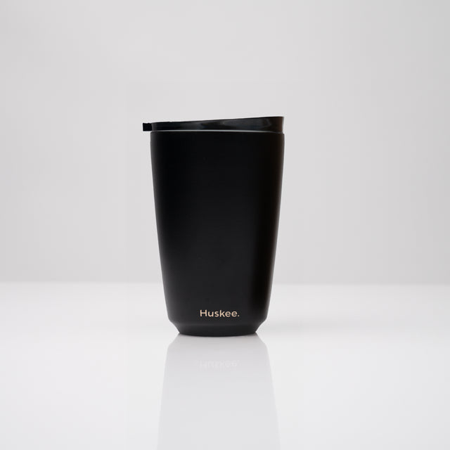 HuskeeSteel Cup & Lid - Black