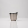 HuskeeSteel Cup & Lid - Brushed Steel