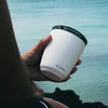 HuskeeSteel Cup & Lid - White