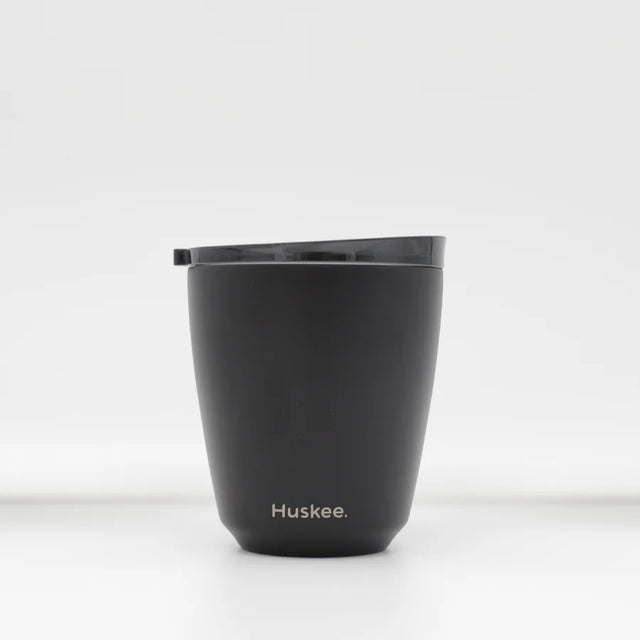 HuskeeSteel Cup & Lid - Black