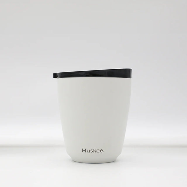 HuskeeSteel Cup & Lid - White