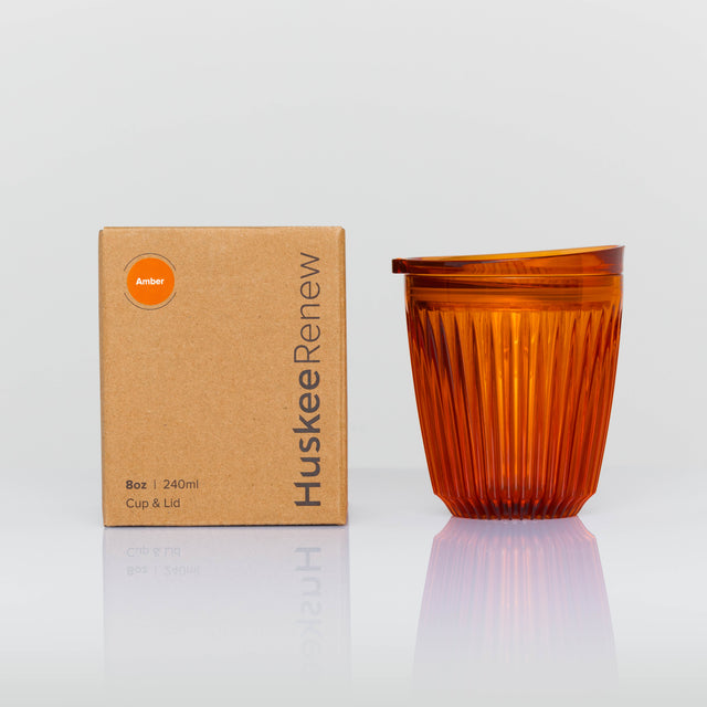 HuskeeRenew Cup & Lid - Amber