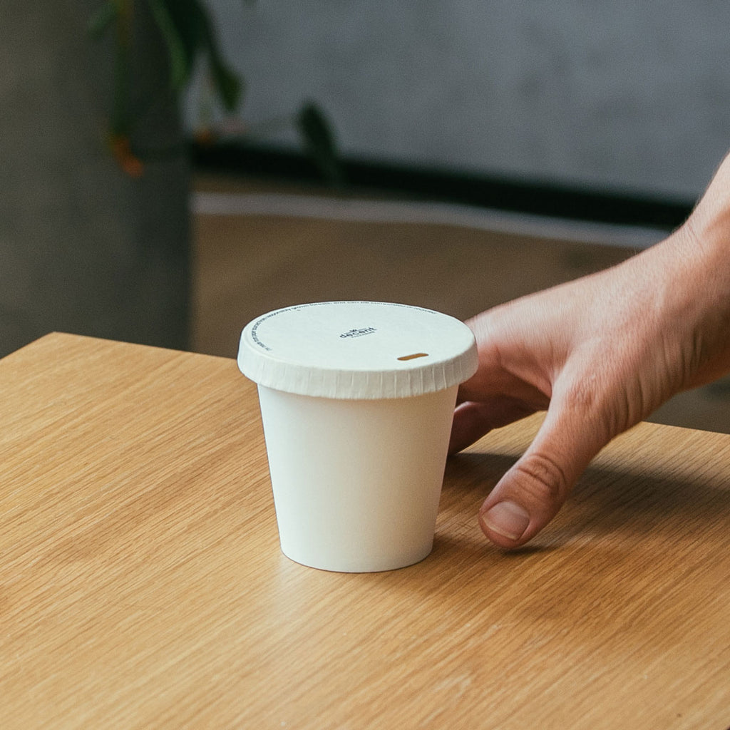 decent Hot Cup Paper Lid - White – decent packaging