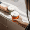 decent Hot Cup - Single Wall - Sherbert Orange