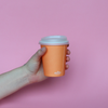decent Hot Cup - Single Wall - Sherbert Orange
