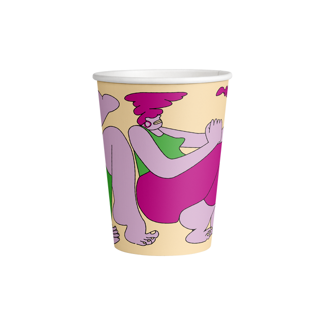 decent Hot Cup - Single Wall - Compostable Canvas - Alisha Davidson