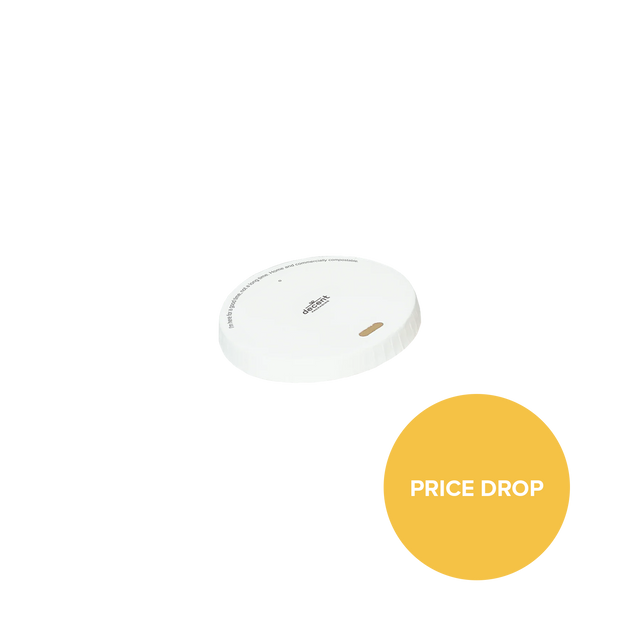decent Hot Cup Paper Lid - White