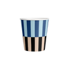 decent Hot Cup - Single Wall - Contrast Stripes