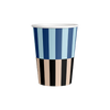 decent Hot Cup - Single Wall - Contrast Stripes