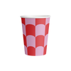 decent Hot Cup - Single Wall - Pink Scallop