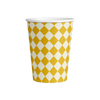 decent Hot Cup - Single Wall - Yellow Diamond