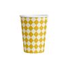 decent Hot Cup - Single Wall - Yellow Diamond