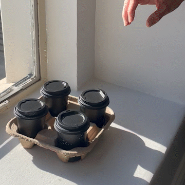 Carrier Tray - Four Cup