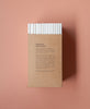 carton of 6mm white paper straws