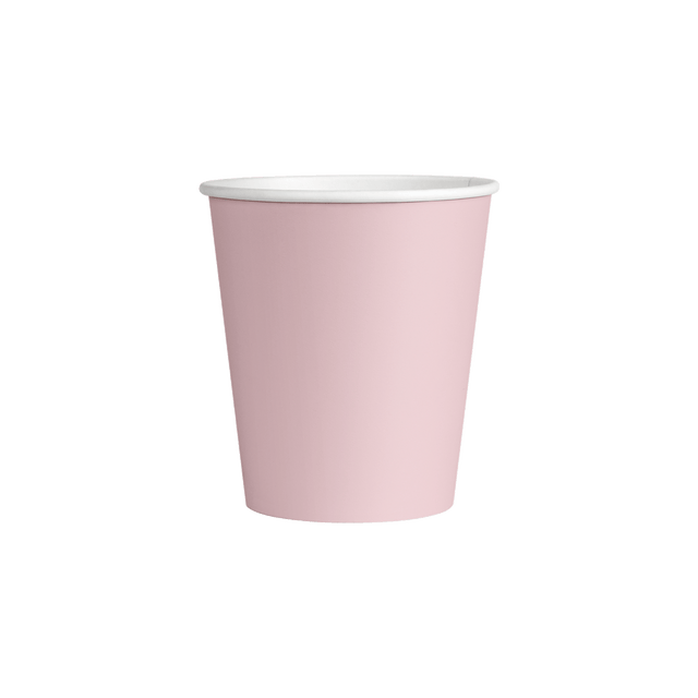 6oz Light Pink Single Walled Hot Cup