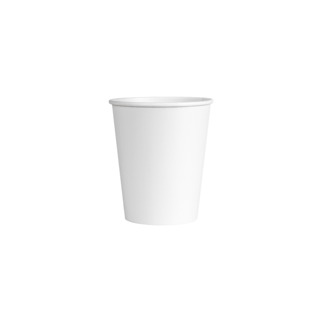 decent Hot Cup - Single Wall Aqueous - White