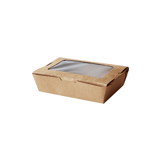 Salad Box with clear window, small